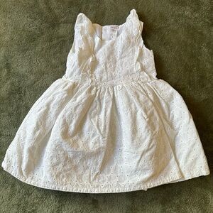 Carter's White Eyelet Casual Dress